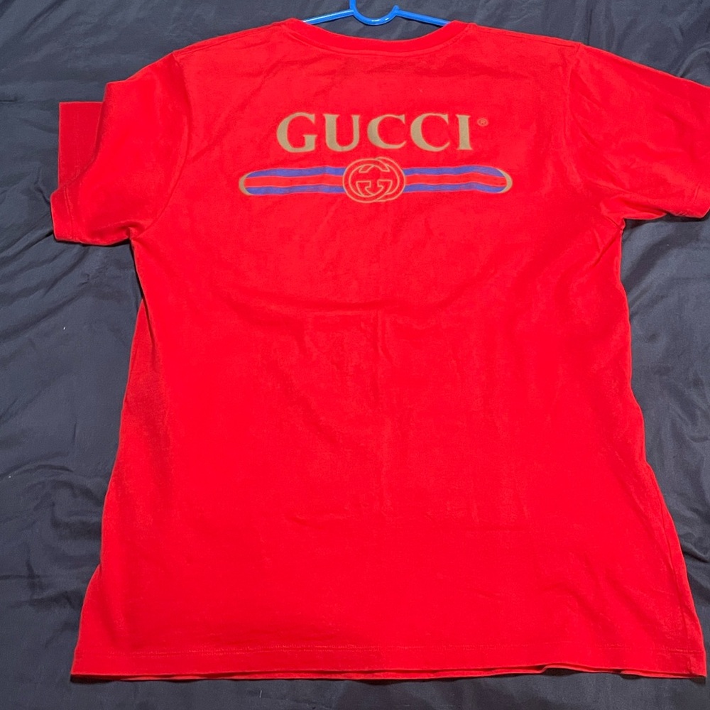 $ALE - Gucci Logo Red T Shirt
